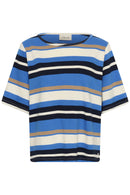 Daey Blouse - Palace Blue Stripe