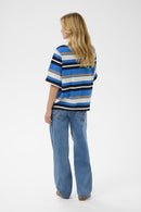 Daey Blouse - Palace Blue Stripe