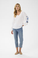 Floriza Blouse - Snow White
