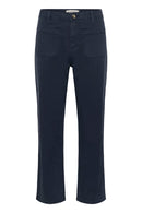 Berta Audrey Crop Jean - Navy Blazer