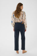 Berta Audrey Crop Jean - Navy Blazer