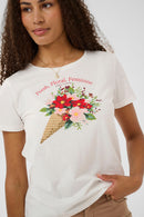 Joliy T-Shirt - Red Bouquet Cone