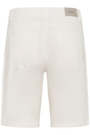 Berta Coco Twill Shorts - Snow White