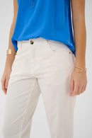 Berta Coco Capri Trouser - Snow White