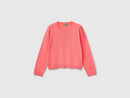 Round Neck Sweatshirt - Cherry