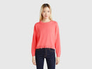 Round Neck Sweatshirt - Cherry