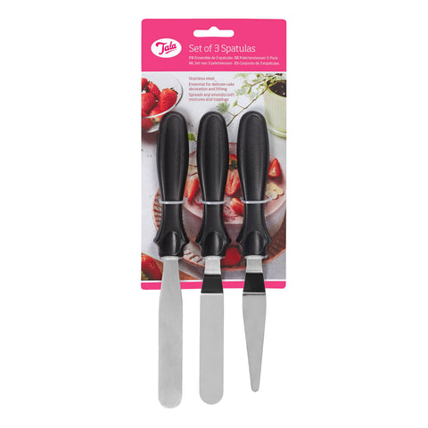 Stainless Steel Set Of 3 Spatulas