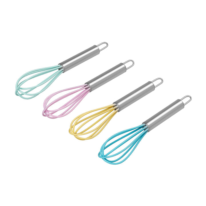 Stainless Steel Mini Whisk With Silicone Head