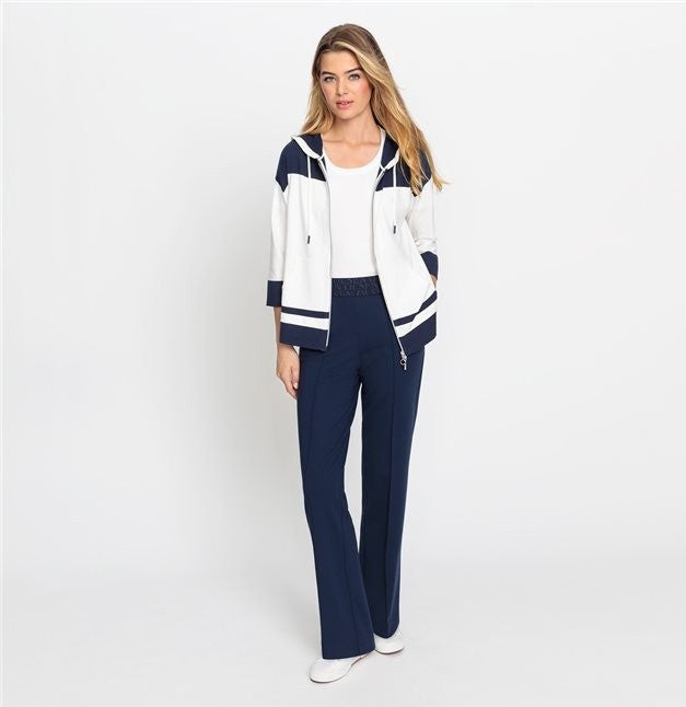 Back In Bloom ZipTop - Off White