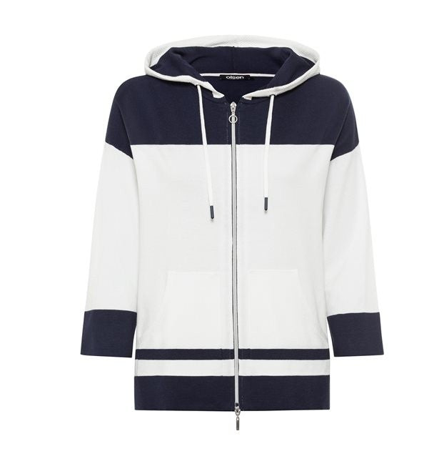 Back In Bloom ZipTop - Off White