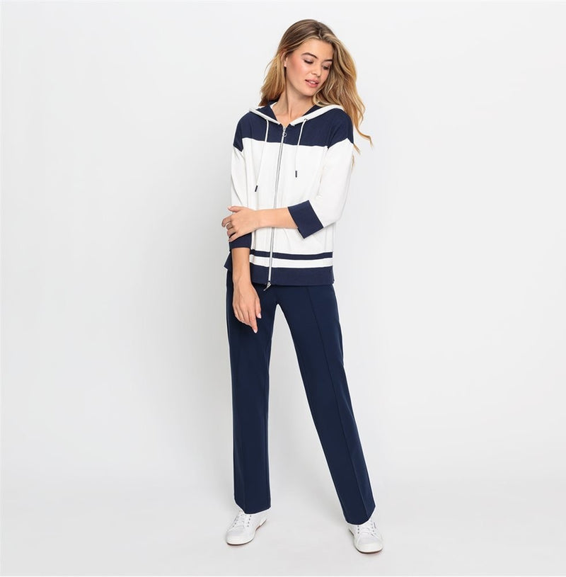 Back In Bloom ZipTop - Off White