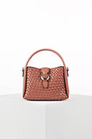 Maggie Weave Crossbody - Tuscan Blush