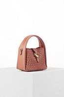 Maggie Weave Crossbody - Tuscan Blush