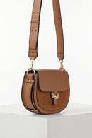 Venetia Saddle Cross Body Bag - Camel
