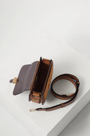Venetia Saddle Cross Body Bag - Camel