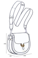 Venetia Saddle Cross Body Bag - Camel