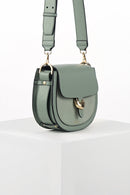 Venetia Saddle Cross Body Bag - Sea Green