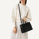 Dukes Place Medium Ziptop Grab - Black