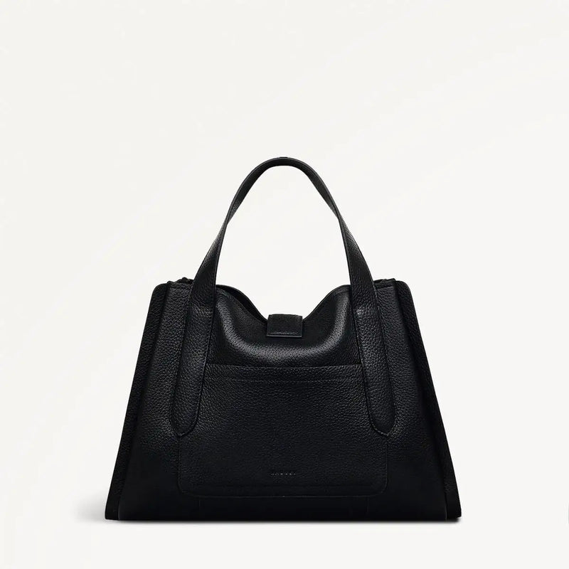 Sloane Street Medium Ziptop Grab - Black