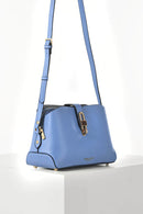 Margy Zip Top Cross Body Bag - Cornflour Blue