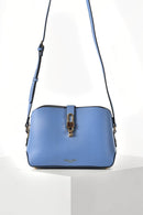 Margy Zip Top Cross Body Bag - Cornflour Blue