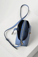 Margy Zip Top Cross Body Bag - Cornflour Blue