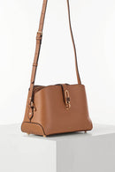 Margy Zip Top Cross Body Bag - Camel