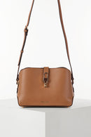 Margy Zip Top Cross Body Bag - Camel