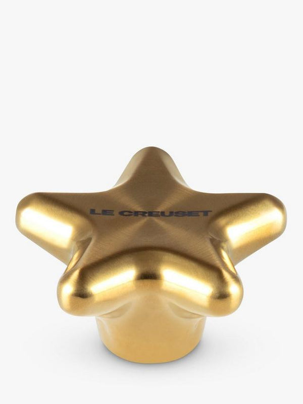 Star Shaped Knob Gold 6cm