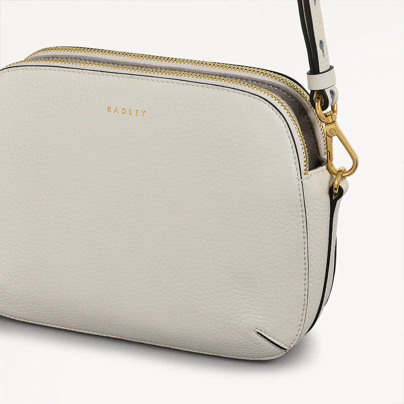 Medium Ziptop Crossbody - Chalk