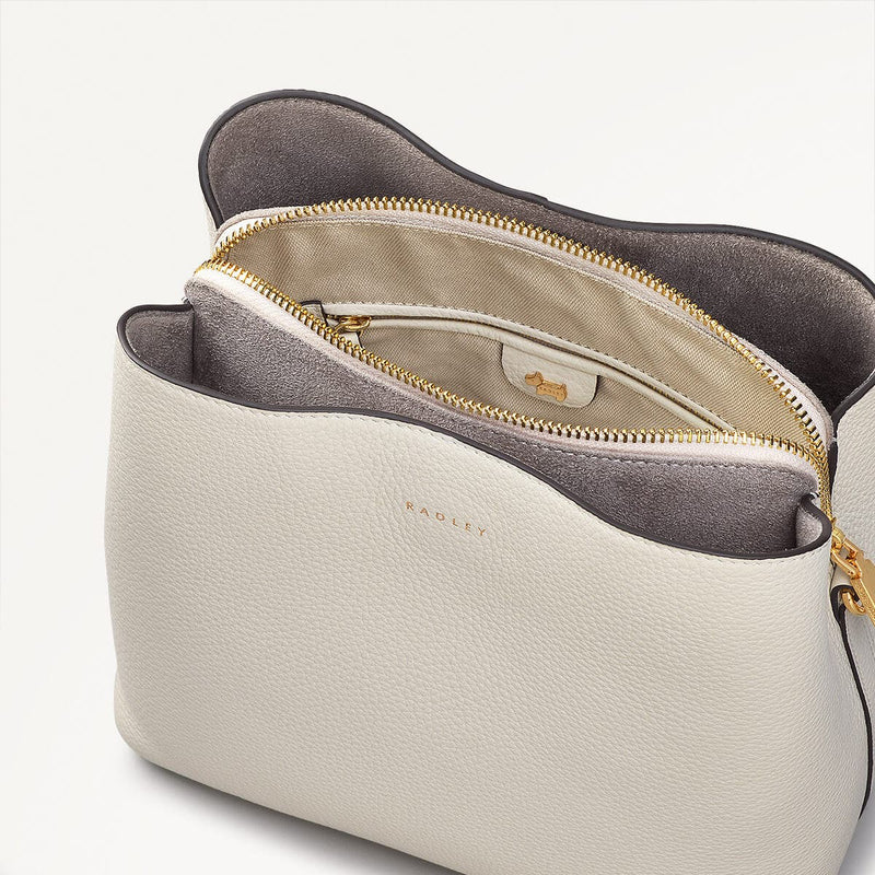 Medium Compartment Crossbody - Chalk