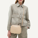 Dukes Place Medium Ziptop Crossbody - Stone