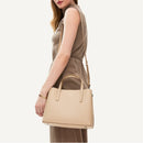 Dukes Place Medium Ziptop Grab - Stone