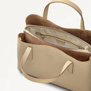 Dukes Place Medium Ziptop Grab - Stone