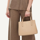 Dukes Place Medium Ziptop Grab - Stone