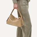 De Beauvoir Medium Ziptop Grab - Stone