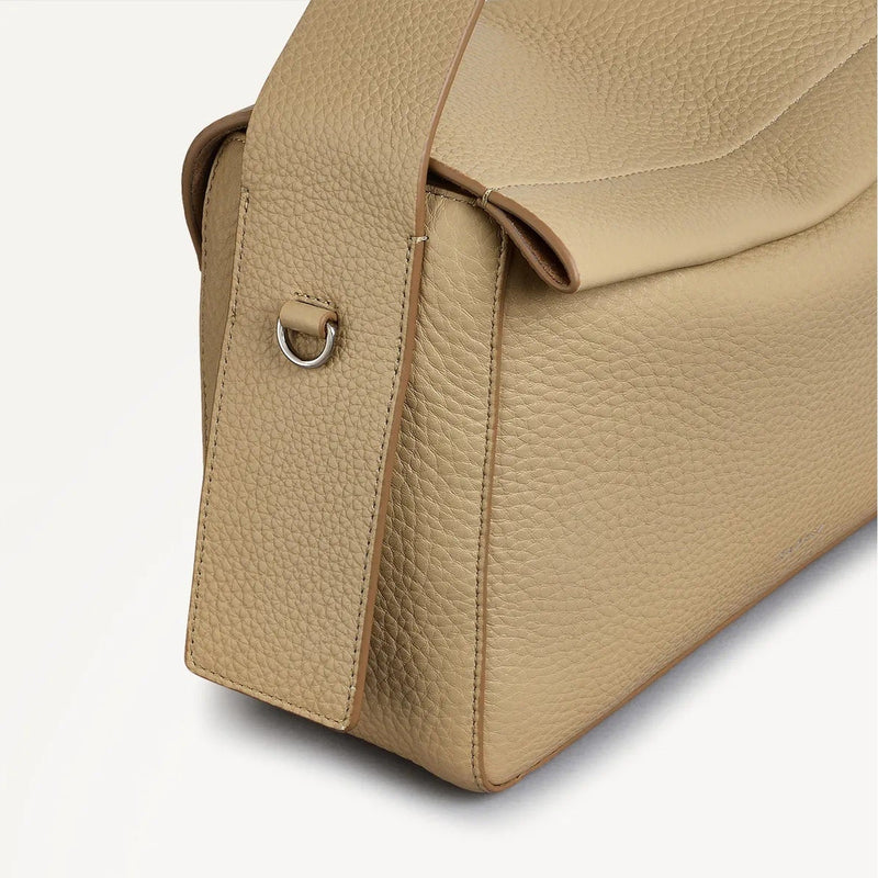 De Beauvoir Medium Ziptop Grab - Stone