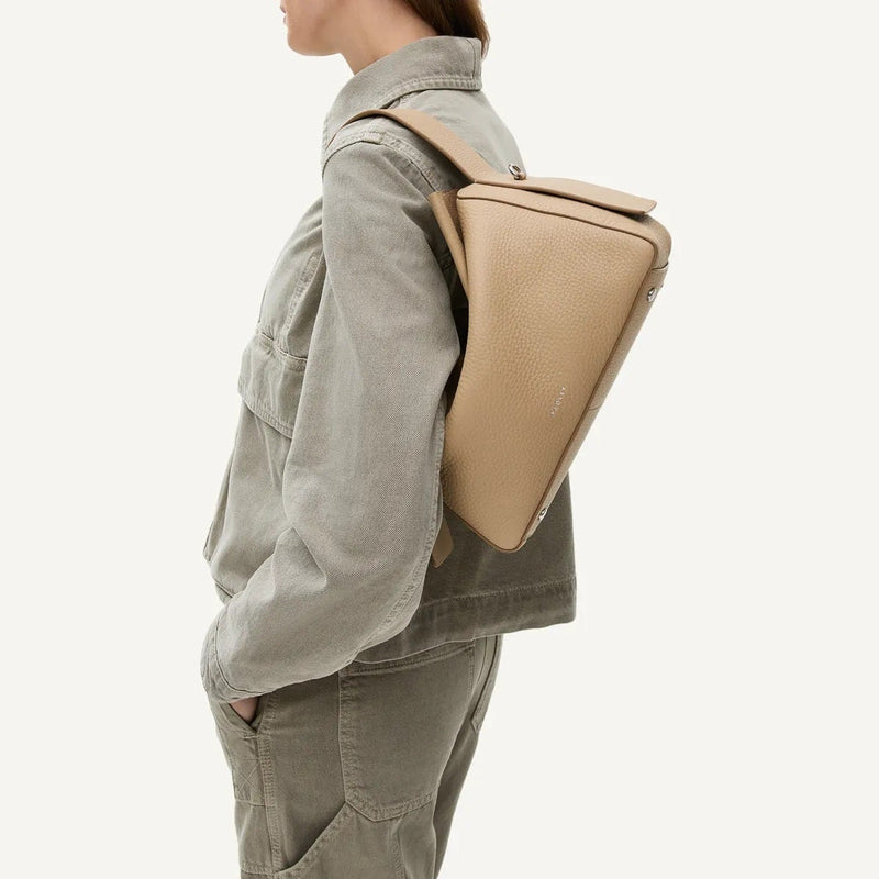 De Beauvoir Medium Ziptop Grab - Stone