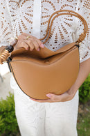 Cora Saddle Cross Body Bag - Camel