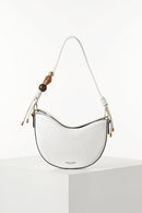 Cora Saddle Cross Body Bag - White