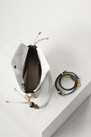 Cora Saddle Cross Body Bag - White
