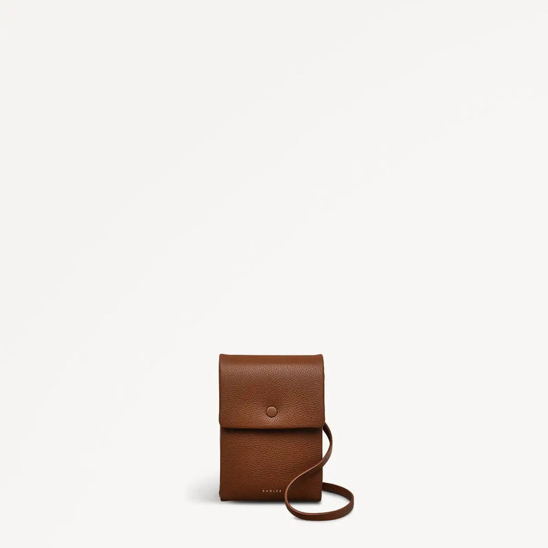 Mallow Street Med Phone Crossbody - Saddle