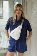 Darla Weekend Cross Body Bag - White