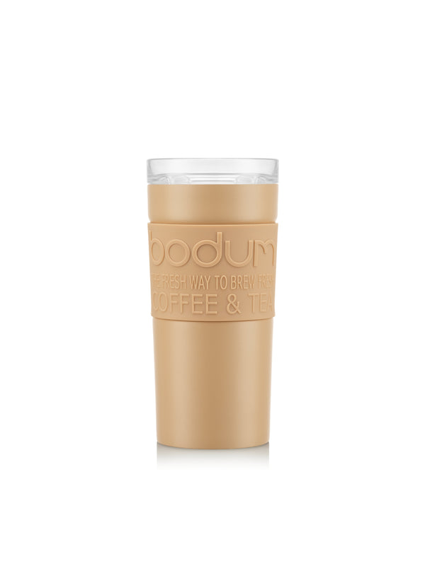 Travel Mug 0.35L with Clear Lid - Iced Vanilla Latte