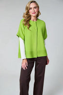 Sleeveless Cardigan - Lime