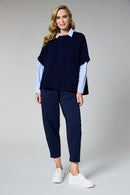 Sleeveless Cardigan - Navy