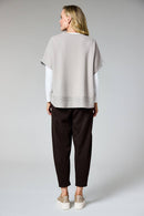 Sleeveless Cardigan - Taupe