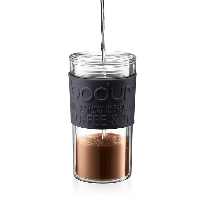 Travel Coffee Press/Mug 355ml - Black
