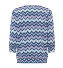 Back In Bloom Print T-Shirt - Ink Blue