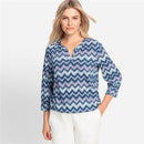 Back In Bloom Print T-Shirt - Ink Blue